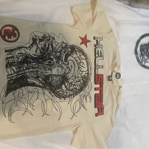 & Other Stories Cream Graphic T-Shirt